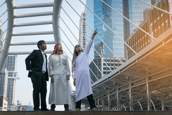 businessman arab businessmen worker on construction 600nw 676105027